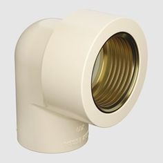 an image of a white pipe fitting