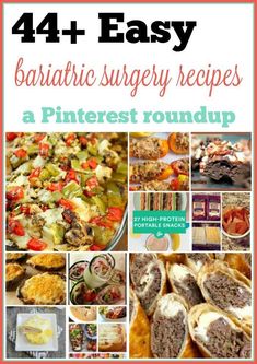 the pinterest roundup is filled with pictures of different foods