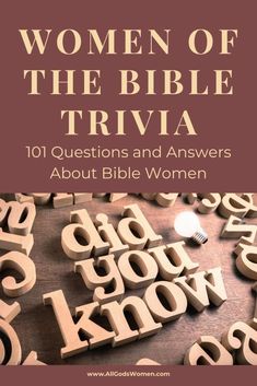 the cover of women of the bible trivia 101 questions and answers about bible women