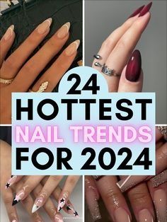 Latest Acrylic Nail Trends 2024, Nails Design 2024 Trends, Latest Nail Designs Trends 2024, Nail Colour Trends 2024, Latest Gel Nail Trends 2024, Almond Nails Trendy Fall 2024, Best Nails 2024, Nails Acrylic 2024 Trend, Trends Nails 2024