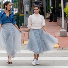 Trendy Midi Light Gray tulle skirt Fall Long Tulle Skirt, Relaxed Tulle Skirt For Fall, Fall Relaxed Tulle Skirt, Relaxed Fall Tulle Skirt, Long Pink Skirt, Grey Tulle Skirt, Stretchy Crochet, Blue Striped Skirt, Mini Skirt Summer