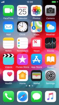 the home screen of an iphone with various icons and numbers on it's display