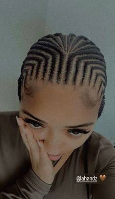 @ indiaroyale Natural Hair Lines For Black Women, Cute Natural Cornrow Hairstyles, Small Lines Hairstyle, Small Lines Cornrows With Natural Hair, Conrows Lines Natural Hair Short, Mohawk Cornrows, 6 Cornrows, Free Hand Hairstyles, Freestyle Cornrows