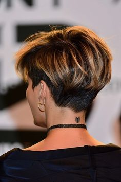 Top 40 Wedge Haircut Ideas for Short & Thin Hair in 2024 Pixie Haircut 2025, Cute Pixie Hairstyles, Short Stacked Hairstyles, Back Of Pixie Haircut Neckline, Short Hair Back View, Short Wedge Hairstyles, Short Wedge Haircut, Short Textured Hair, Kort Bob