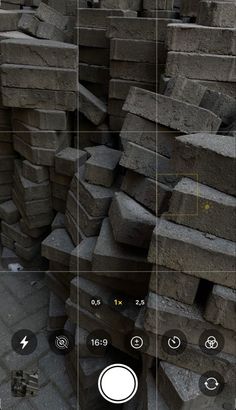 the camera is showing several different angles and settings for various objects to be seen in this image