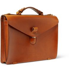 Tarnsjo Garveri Icon Leather Briefcase | MR PORTER Leather Briefcase Men, Denim Pocket, Briefcase For Men, Mens Leather Bag, Men's Bags, Business Bag, Leather Work