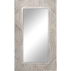 a mirror that is made out of wood and has an intricate design on the frame