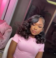 Short Quick Weave Hairstyles, Short Quick Weave, Braided Hairstyles For Black Women Cornrows, Sew In Hairstyles, Curly Weave Hairstyles, Quick Braided Hairstyles