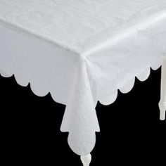 PartyGlowz Paper Tablecloth, Party Tables, Scallop Edge, Gift Table, Table Cover, Party Table, Scalloped Edge, Table Covers, Folding Table