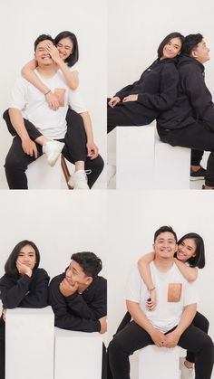 Couple self photoshoot photobox ideas Korean Inspired Photoshoot Couple, Prewedding Photo Studio Ideas, Photoshoot Outfit Ideas Studio, Monography Photo Ideas, Couple Picture Ideas Studio, Prenup Photoshoot Ideas Studio