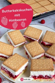 Butterkekskuchen mit Himbeeren Easy Eat, Cake Cookies, Cooking And Baking, Food Inspiration, Sweet Recipes, Love Food, Baking Recipes, Sweet Treats, Food And Drink