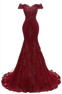 Burgundy Prom Dress Mermaid, Burgundy Prom, Beaded Evening Gowns, Prom Dresses Long Lace, Lace Evening Gowns, Prom Dresses 2019, Burgundy Prom Dress, فستان سهرة