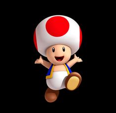 an image of a cartoon character with a mushroom on it's head and arms