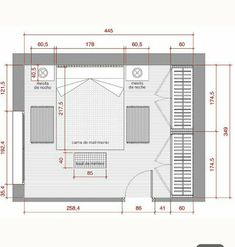 the floor plan for a small apartment with stairs to the top and second floors, which are