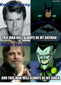 the many faces of batman and his villain character, who are in different roles for each other