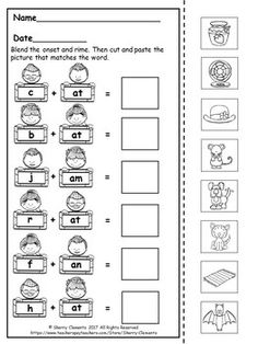 worksheet for beginning and ending the letter sounds with pictures to match them up