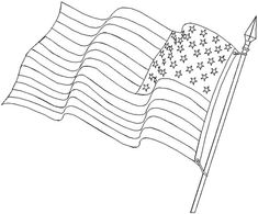 an american flag with stars on it and a spear sticking out of the top,