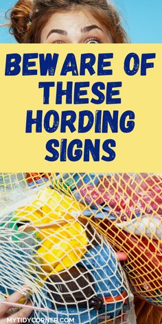 hoarding signs Hoarder Help, Clutter Organization, The Warning, Warning Signs, The Signs, Declutter, Signs