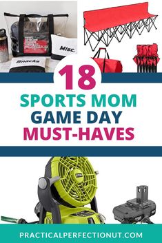 sports mom game day must haves