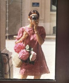 Pinky Girls, Film Camera, Aesthetic Clothes, Spring Outfits, Instagram Profile, Color Pop, Cocktail Dress, Photo And Video, Instagram Photo