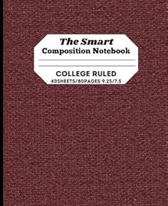 the smart composition notebook college rules