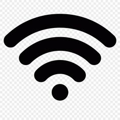 the wifi symbol is shown in black on a transparent background, with no background