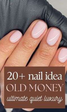 Old money Manicure Gel nails | Old money style | Old money aesthetic | that girl nails | it girl nails | minimal nude nails | that girl aesthetic nails | tie Tok trendy nails | short nails | almond nails 2024 | quiet luxury nails #oldmoney #oldmoneynails #naildesignideas #nails Expensive Looking Manicure, Oval American Manicure, Classic Gel Nails Classy, Nail Shapes Natural Nails, Short Acrylic Round Nails, Summer Minimal Nails, Classic Nail Colors Classy, Short Nail Inspo Summer 2024 Simple, Classic Summer Nails 2024