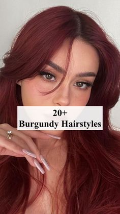 Transform your look with the rich, wine-inspired hues of burgundy hair, perfect for adding a touch of bold sophistication to your style.