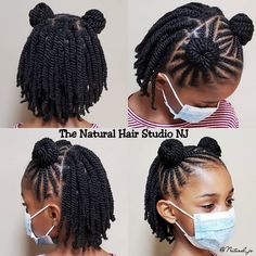 Front Cornrows, 4a Hairstyles, Toddler Braided Hairstyles, Cabello Afro Natural, Kid Hair, Lil Girl Hairstyles, Kid Braid Styles, Two Strand Twists, Toddler Hairstyles Girl