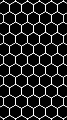 a black and white pattern that looks like hexagonals in the shape of an octagon