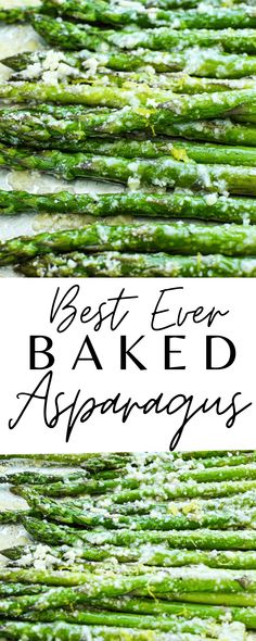 Lemon Parmesan Baked Asparagus Roasted Asparagus Recipe, Asparagus Side, Asparagus Side Dish, Easy Asparagus Recipes, Vegetable Side Dishes Healthy, Asparagus Recipes Roasted, Parmesan Asparagus, Vegetable Side Dish