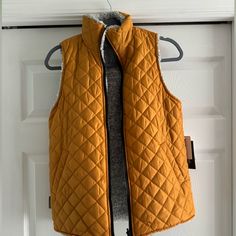 Pockets Both Ways. Color Is A Yellowish Gold. Yellow Winter Outerwear For Layering, Simply Southern, Womens Vest, Cookie Recipes, Jackets & Coats, Jackets For Women, Women Shopping, Gold, Color