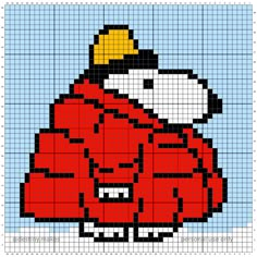 an image of a cartoon character made out of pixels