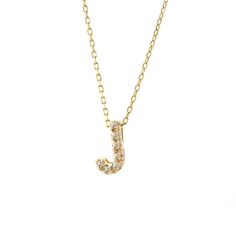 Birmingham Jewelry Item Number: BJJ138871 Women's Gold Necklace Initial "J" Necklace With Diamonds Available: 14K White Gold, 14K Yellow Gold Chain Included: 16.00" - 18.00" Adjustable Dimensions: H: 7.00mm approx. Setting: Micro Pave Diamond: 0.03ct approx. *The possibilities are not limited to the options in the dropdown. For pricing on further customizations & special options, please call: 1-586-939-5100 Diamond Letters, Letters Symbols, J Necklace, Necklace With Diamonds, Diamond Initial Necklace, Your Favorite, Necklace Diamond, 14k Gold Necklace, Gold Necklace Women