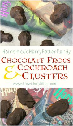 chocolate frogs and cockroache clusters are the perfect treat for any harry potter fan