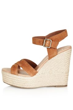 topshop Mode Shoes, Fashion Walk, Brown Accessories, Tan Wedges, Wedge Pumps, Topshop Outfit, Wedge Espadrille