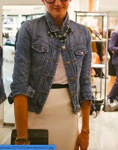 Marta Ortega, Jenna Lyons, Denim Jacket