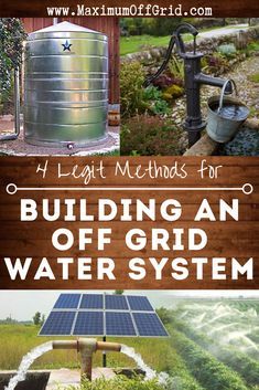 Off Grid Water System, Water System