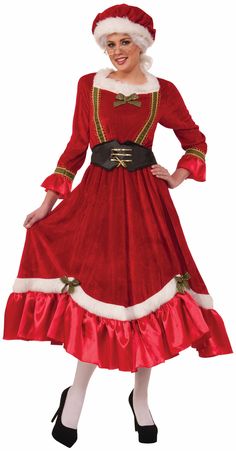 Mrs Santa Claus Costume, Mrs Santa Claus, Xmas Outfit, Santa Claus Costume, Plus Size Costume, Christmas Dress Women, Santa Outfit, Pastel Goth Fashion, Santa Suits