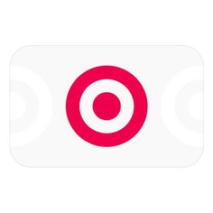 an image of a red and white circle on a square card with the letter o in it