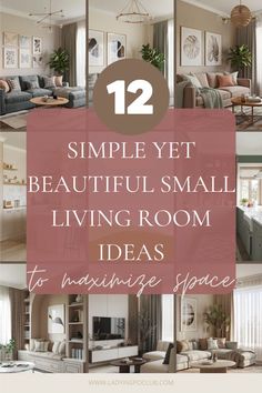 Luxury Small Apartment Living Rooms, Simple Minimalist Living Room Ideas, Minimalist Small Apartment Living Room, Small Cozy Modern Living Room, Decorating Condo Ideas, Small House Space Ideas, Small Living Spaces Layout, Small Front Sitting Room Ideas, Small Open Floor Plan Living Room