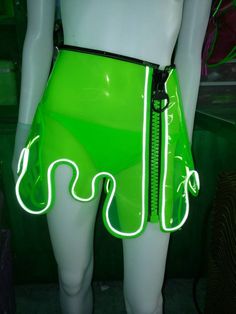 UV Vinyl Melting Skirt rave outfit burning man festival edc | Etsy Burning Men, Fest Outfits, Neon Outfits, Burning Man Festival, Rave Outfit, Rave Outfits, Burning Man, Character Outfits, Mode Inspiration