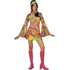 Go Go Girl Costume, Plus Size Fancy Dresses, Outfits 60s, 60s Clothing, Gogo Girl, 60s Mini Dress