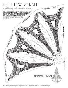 the eiffel tower craft plan