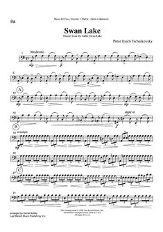 swan lake sheet music for violin and piano