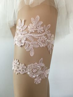 Bridal Lace Garter Pink lace garter set In case you need other size please include your thigh measurement at checkout to ensure a perfect fit. Shıppıng All products are shipped by express cargo. Do not forget to leave your phone number before you leave. If you have any problems, do not hesitate to contact me. Thank you for visiting my shop. Garters For Wedding, Thigh Measurement, Garters Wedding, Lace Barefoot Sandals, Pink Garter, Bride Garter, Garter Lace, Lace Garter Set, Rose Gold Theme