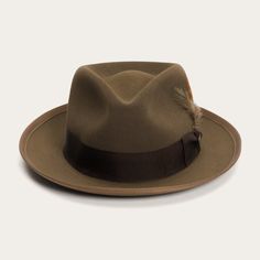 Whippet Fedora | Stetson Stetson Hats Mens, Cap Men Fashion, Stetson Fedora, Hat With Ribbon, Stetson Hat, Men’s Boots, Felt Fedora, Thigh Boot, Hat Pin