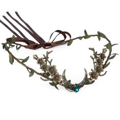 PRICES MAY VARY. All Handmade:The charming moon woodland crown is lushly decorated with multicolored leaves and glittering rhinestones. Our crowns are sturdy and handmade. They are carefully handcrafted with high-quality artificial materials. They appear classy and delicate, and this headband can make you appear more attractive. Adjustable Size: The elf crown fits comfortably on the majority of head sizes, including those of girls and women. The headpiece is adjustable so that it may be bent to Elven Cosplay, Forest Princess, Elf Crown, Fairy Headband, Nature Crown, Moon Crown, Woodland Crown, Fairy Headpiece, Woodland Elf