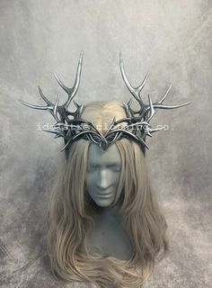 Grunge Goth Aesthetic, Antler Crown, Faerie Costume, Tacoma Wa, Grunge Goth, Costume Hats, Fancy Jewelry, Fantasy Clothing, Headdress