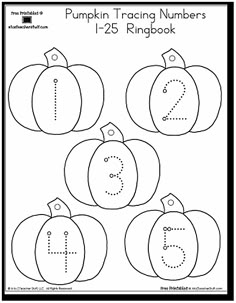 pumpkintracingnumbers-pg9 Harvest Preschool, Fall Preschool Unit, Pumpkin Preschool, Fall Preschool Worksheets, Pumpkin Activities Preschool, Pumpkin Lessons, Pumpkins Preschool, Pumpkin Unit, Tracing Alphabet